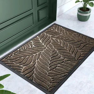 Front Door Mat Outdoor Indoor, 29.5X17 All-Season Waterproof Welcome Mat, All-We - Picture 1 of 12