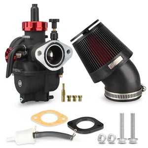 NIBBI Racing PE19mm Flange Carburetor & Filter For 110cc 125cc Dirt Bike CRF SSR - Picture 1 of 13