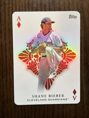2023 Topps Series 1 All Aces #AA-15 Shane Bieber Cleveland Guardians - Image 1 of 2
