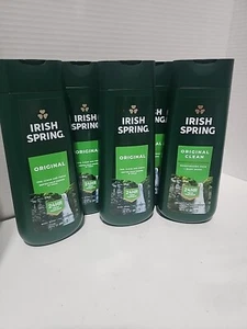 Lot of 5 Irish Spring Clean Original  Body Wash for Men.  20 Oz. bottles. - Picture 1 of 7