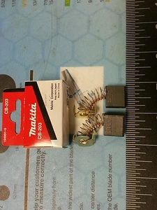 NEW ORIGINAL BRUSHES MAKITA CB203 194991-6 FOR CHOP SAW AND GRINDERS - Picture 1 of 2