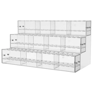 Soporte de exhibición al por menor caja de bolígrafos de lectura soporte de cepillo de maquillaje en niveles - Imagen 1 de 12