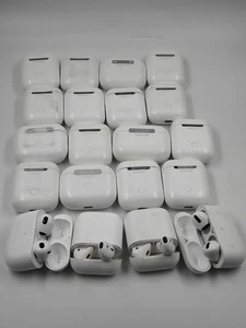 Lot of 20 Apple AirPods & Cases - For Parts, Not Working - Picture 1 of 6