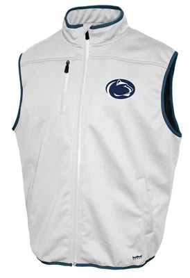 Penn State Nittany Lions Franchise Club Softshell Vest - White - Image 1 of 3
