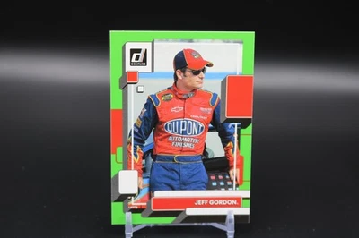 Panini Donruss Racing 2023 Jeff Gordon #28 verde lima paralelo Foto 1 de 2