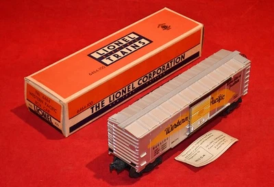 CARRO DE CAJA ORIGINAL LIONEL 6464-100 WESTERN PACIFIC EN LADRILLO OB - ¡¡DULCE!! - POSGUERRA Foto 1 de 4