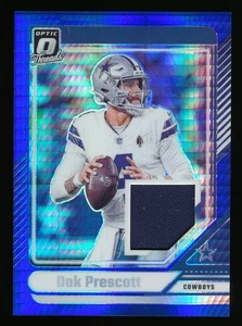 DAK PRESCOTT 2024 DONRUSS OPTIC BLUE HYPER JERSEY COWBOYS - Picture 1 of 1