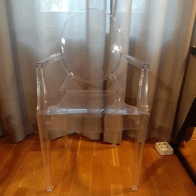 Kartell Louis Ghost Chair – Philippe Starck Designstuhl – Transparent - Bild 1 von 4