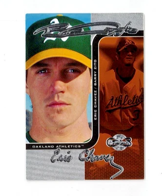 2006 Co-Signers Changing Faces Barry Zito / Eric Chavez #'d /125 A's! Silver SP! - Image 1 of 2