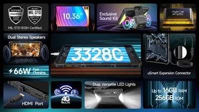 Ulefone Armor Pad 3 PRO Rugged Tablet - Phone  - 33280mAh Battery - Be Prepared - Image 1 of 4