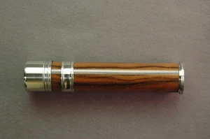 FLY ROD REEL SEAT Walnut 11382 Nickel Silver Cap and Ring - Picture 1 of 4