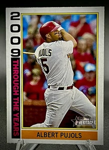 2025 Topps Heritage Through the Years Insert Albert Pujols #TTY-19 STL CARDINALS - Picture 1 of 1