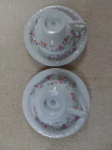 Rosenthal Maria Teetassenset 2 Stück Kpl. Porzellan Vintage H 5 cm DM 10,5 Cm - Imagen 1 de 4