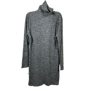 Nuevo con etiquetas Vestido ceñido al cuerpo So para mujer 1X manga larga cuello alto gris carbón NUEVO invierno - Imagen 1 de 9