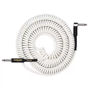 SONICAKE Coiled Gitarrenkabel 32Ft/10M Instrument Curly Cord Lead für Gitarre DE - Bild 1 von 6