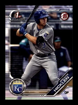 2019 Bowman Prospects #BP-72 Brewer Hicklen Kansas City Royals - Image 1 of 2