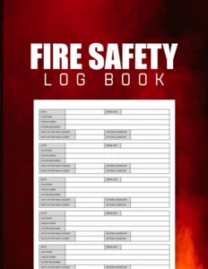 Fire Safety Log Book: Fire Alarm Testing Log Book A4 - Fire Alarm Log Book 2021 - Picture 1 of 2