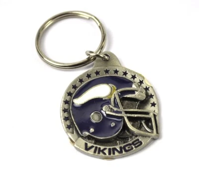 NFL Minnesota Vikings Keychain USA Schlüsselanhänger American Football Helm Motiv