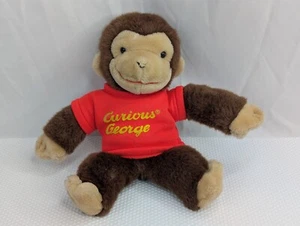 Gund Curious George Monkey Plush 12 Inch 1990 Stuffed Animal Toy - Picture 1 of 9