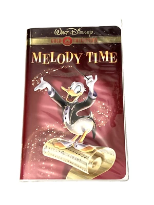 Melody Time VHS Disney Gold Collection Clamshell Donald Duck Mickey Mouse Y2K - Image 1 of 4