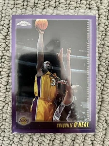2001-02 Topps Chrome #8 Shaquille O'Neal Lakers - Picture 1 of 2