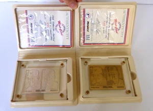 Highland Mint Nolan Ryan 1993 Pinnacle Now & Then Silver & Bronze Matched Set - Picture 1 of 9