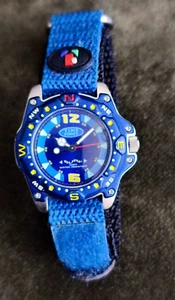 Time Force Ladies/Mens Watch Surfers Watch 100M + New Battery VG+ - Picture 1 of 6