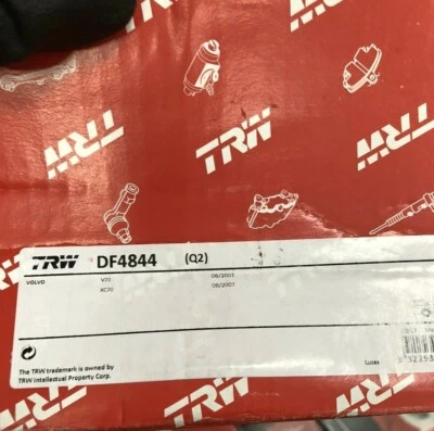 REAR BRAKE DISCS x2 320mm Fits VOLVO XC70 I S8- II V70 III TRW DF4844 30769058 - Image 1 of 3