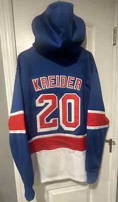 New York Rangers Blue CHRIS KREIDER #20 Hoodie/Sweatshirt XL - Image 1 of 2