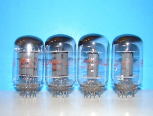 6JB5 Zenith GE radio audio amplifier electron vacuum tubes 4 valves tested 6HE5 - Picture 1 of 3