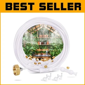 92FT Misting Cooling System with 26 Brass Nozzles for Ultimate Outdoor Comfort - Picture 1 of 8
