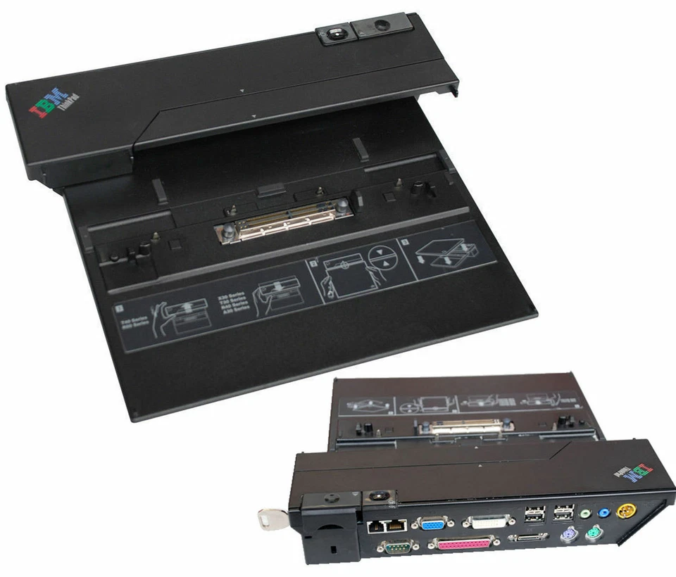 PORTERWITERUNG DOCSTATION FÜR IBM THINKPAD R30 R31 R40 R50 T42 T43 13R0291 DS21 - Bild 1 von 1