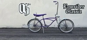 20" OG Lowrider Classic 144 Spoke Bicycle Purple OG-310 - Picture 1 of 1