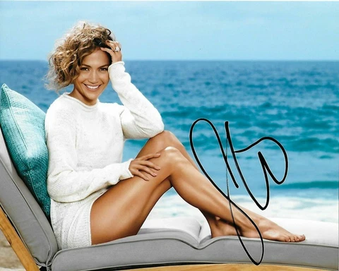 Jenny From The Block Jennifer Lopez Signed Photo 8x10 COA Cover