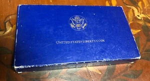 1986 US Mint Liberty Coin Ellis Island Comm Silver Dollar Proof w/ OGP & COA - Picture 1 of 12