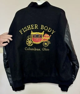 General Motors Fisher Body Coat Columbus Ohio Game Sportswear Coat XL SUPER RARE - Picture 1 of 4