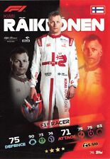 Kimi Raikkonen 2021 Topps Turbo Attax Formula 1 #74 Alfa Romeo Racing ORLEN