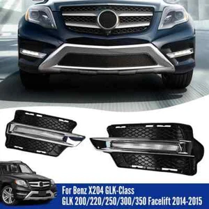 Rejilla de bisel de luz antiniebla izquierda derecha para Benz X204 GLK 2014-2015 - Imagen 1 de 11