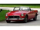 1971 MG MGB ROADSTER MG B RED with 84000 Miles, for sale!