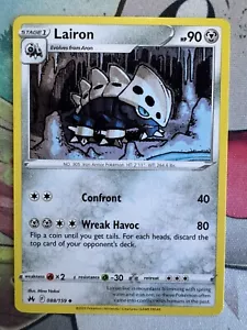 Lairon Non Holo English Pokemon TCG BKAJ63 - Picture 1 of 1