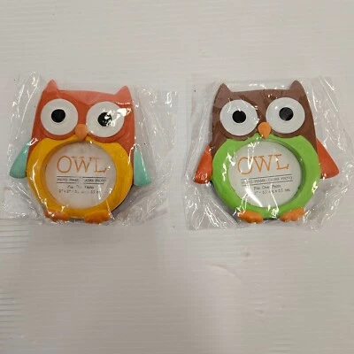 Kate Aspen сова фото рамки мини ребенка подарки мольберт назад -лот из 2 (новый) - Изображение 1 из 4