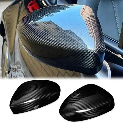 Carbon Fiber Rearview Side Wing Mirror Cover Cap For mazda MX-5 Miata ND1 ND2 - Image 1 of 4