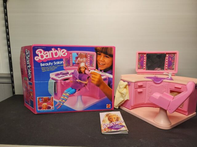 Salão de Beleza da Barbie Anos 1980