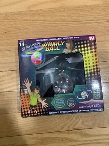 The New Amazing Whirly Ball 14+ Ages Controlled Led Flying Ball Hovers 15 Feet - Picture 1 of 6