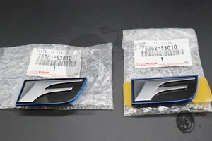 LEXUS genuine OEM FACTORY FENDER F SPORT EMBLEM SET 75361-53010 75362-53010 New - Picture 1 of 11
