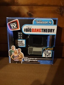TINY TV Classics Big Bang Theory Season 4 NIB Sealed with working remote - Picture 1 of 6