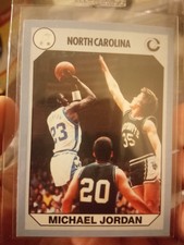 Michael Jordan North Carolina Rare Card 1990 Collegiate Collection$$