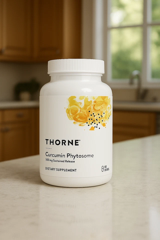 Thorne Curcumin Phytosome 500mg Sustained Release Sustained Release 120 cap - Image 1 of 1