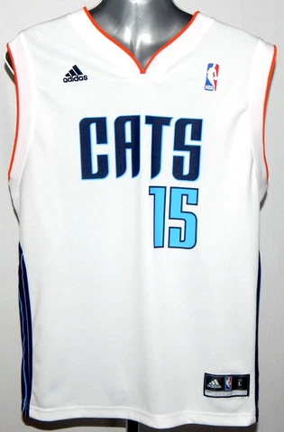 Kemba Walker Adidas Charlotte Bobcats Swingman White Youth Jersey Size Large Cover