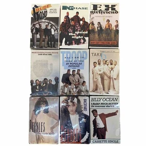 Cassette Tape Singles Lot Of 9 R&B 90’s Pebbles Take 6 Billy Ocean Maze SEALED! - Picture 1 of 21